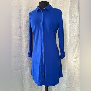 Cupio Royal Blue Long Sleeve Dress